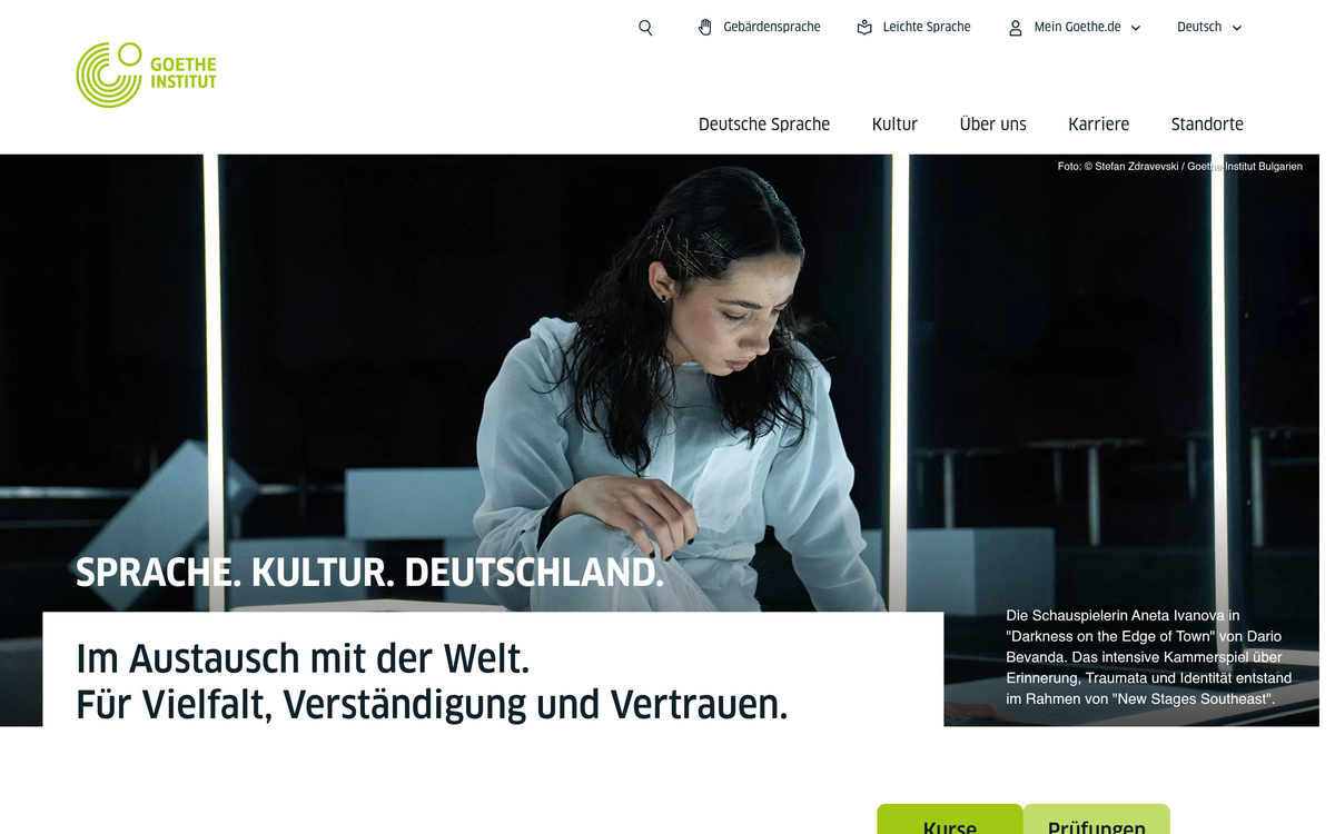 Goethe-Institut global cultural and language learning platform