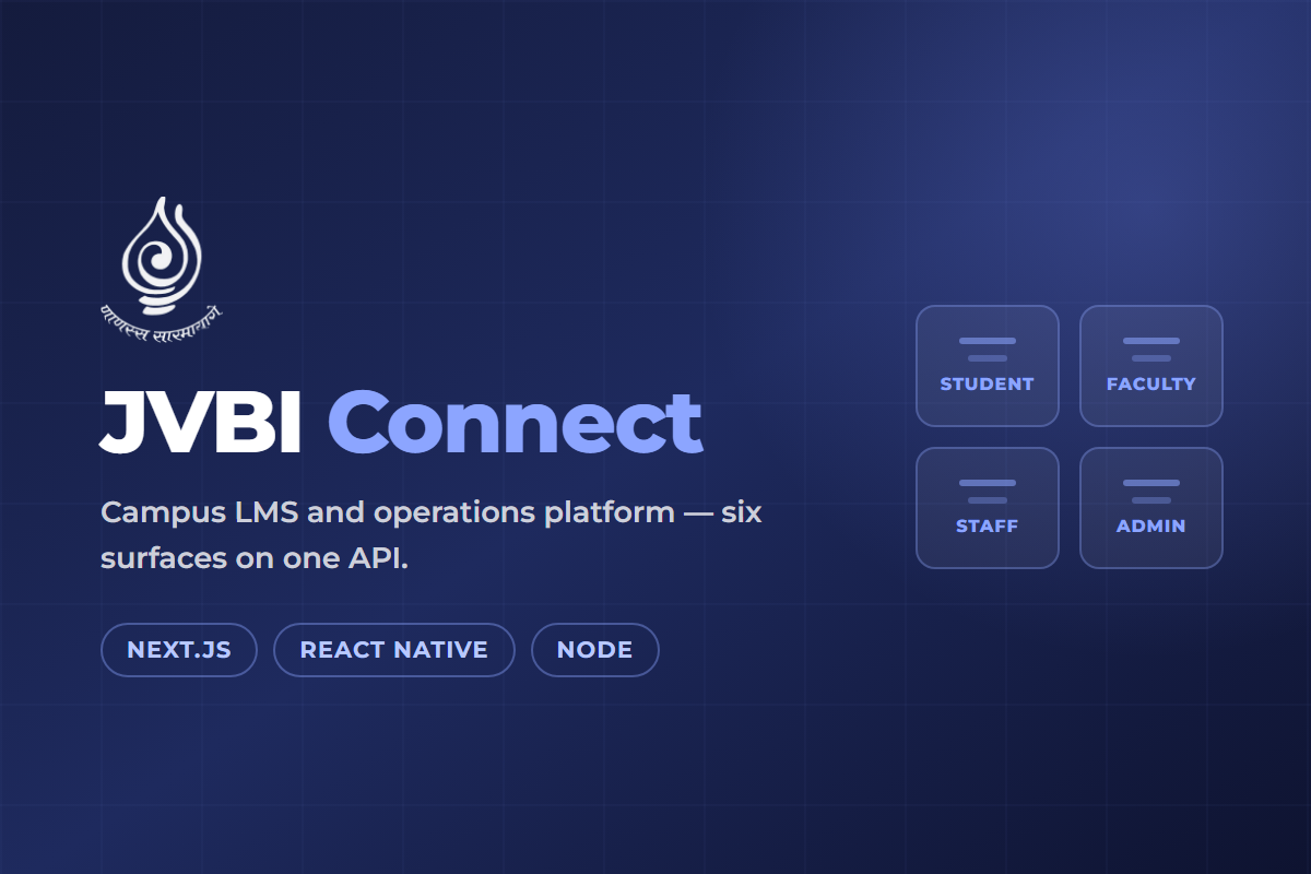 JVBI Connect — campus LMS and operations platform built by OET